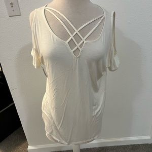 Off white top